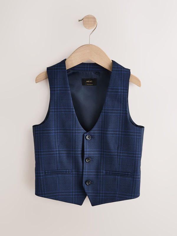 Denim Dark Blue Stand Alone Waistcoat (12mths-16yrs)