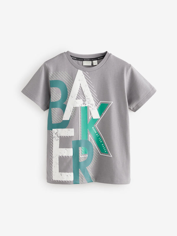 Baker by Ted Baker Graphic 100% Cotton T-Shirt