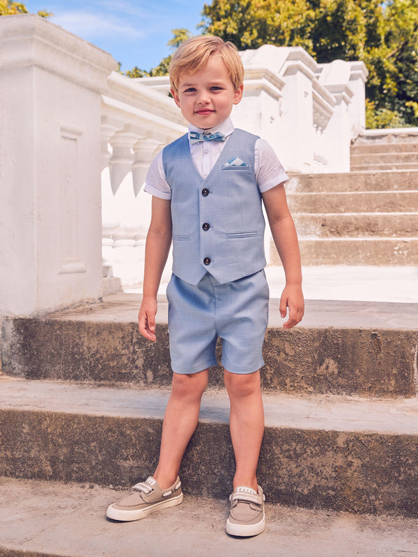 Baker by Ted Baker Shirt Waistcoat and Shorts Set