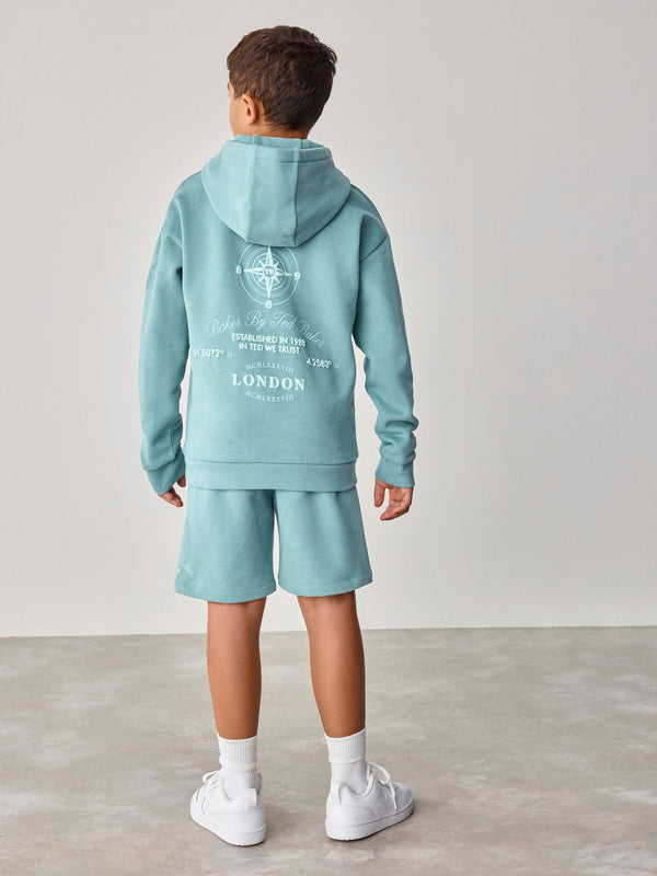 Baker by Ted Baker Graphic Hoodie And Shorts Set