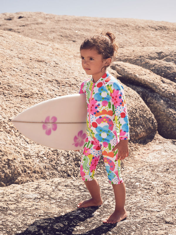Rainbow Doodle Long Leg Sunsafe Swimsuit (3mths-8yrs)