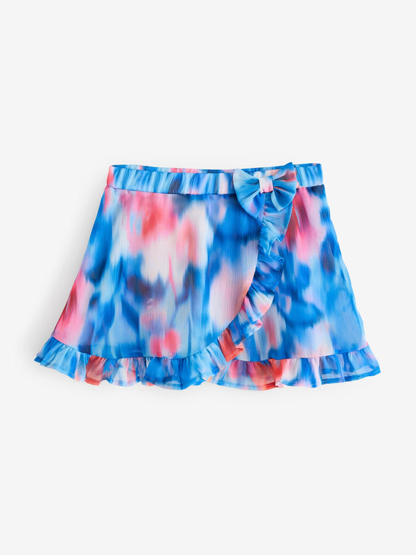 Baker by Ted Baker Printed Chiffon Cover-Up Swim Skirt