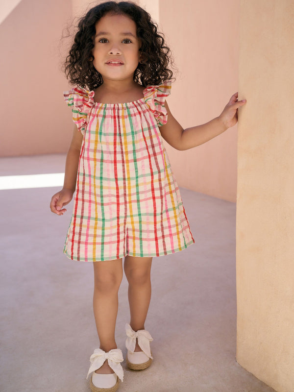 Rainbow Pull-On Playsuit (3mths-7yrs)