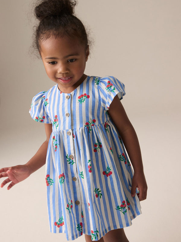 Blue Tomato Stripe Button Up Summer Dress (3mths-10yrs)