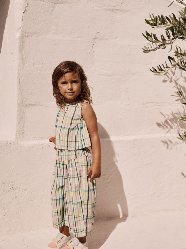 Green Check Top And Trousers Set (3mths-7yrs)