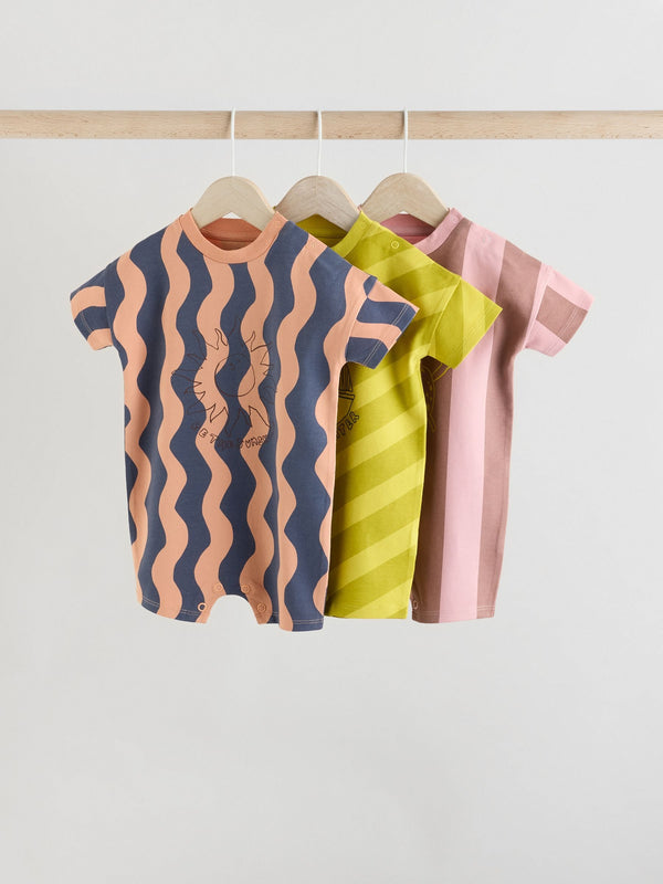 Bright Baby Rompers 3 Pack