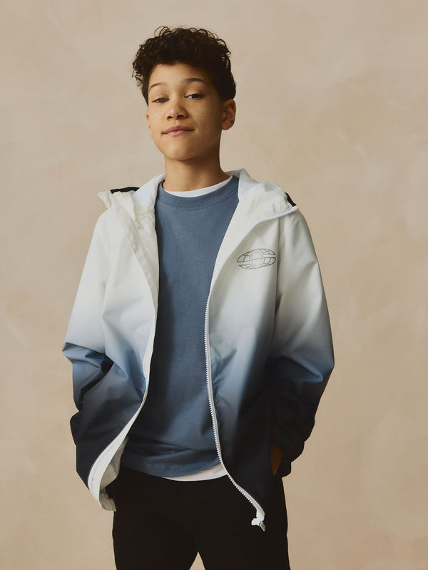 Monochrome Shower Resistant Cagoule Jacket (3-16yrs)