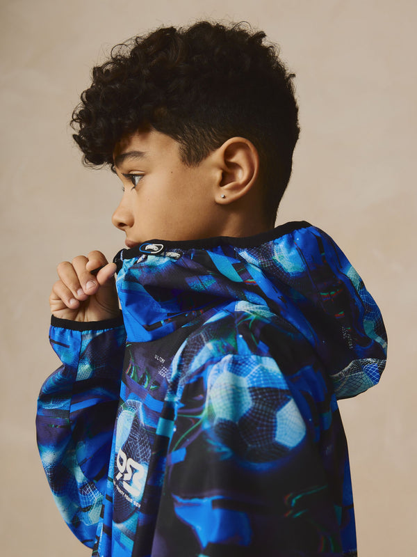 Blue Shower Resistant Cagoule Jacket (3-16yrs)
