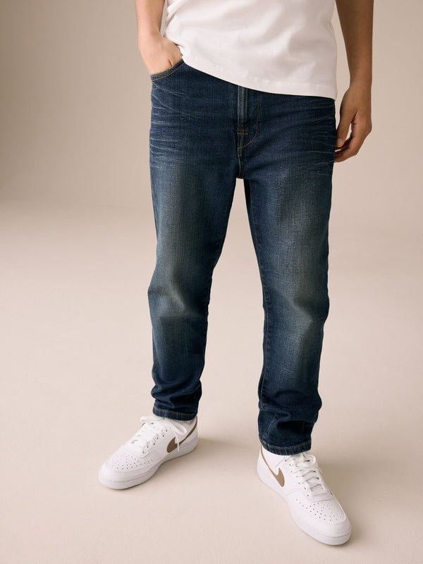 Denim Dark Blue Regular Fit Authentic Denim Jeans (3-16yrs)