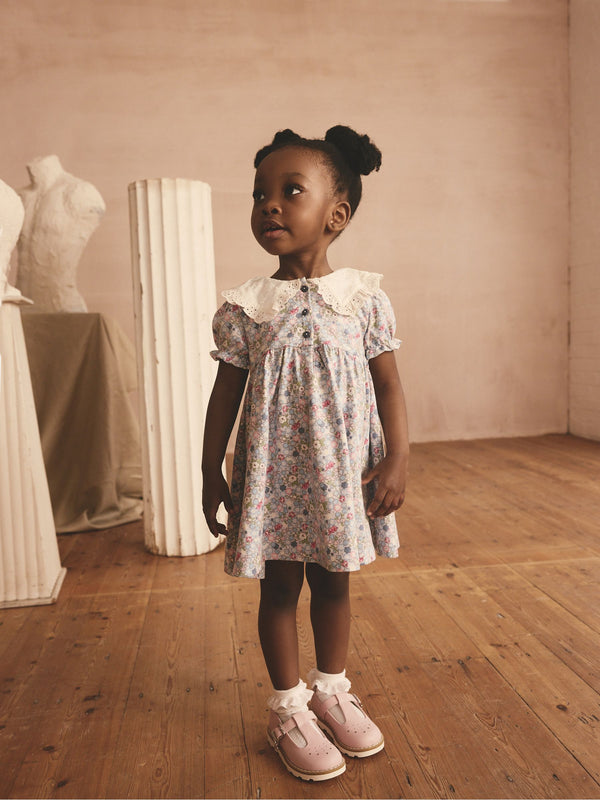 Blue Cath Kidston Jersey 100% Cotton Dress (3mths-7yrs)