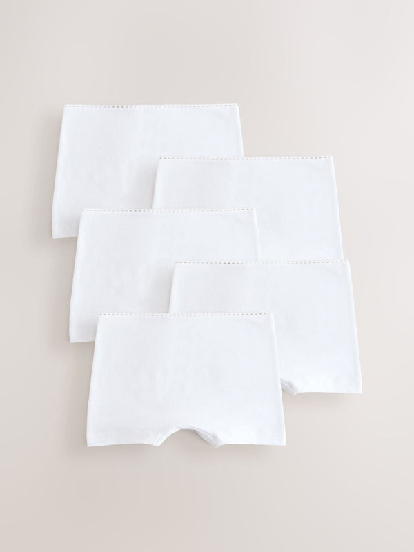White Short Briefs 5 Pack (2-16yrs)