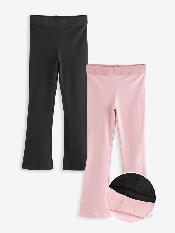 Baker by Ted Baker 2 Pack Flared Leggings