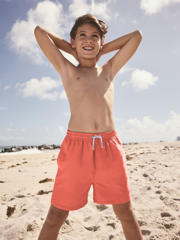 Coral Pink Swim Shorts (1.5-16yrs)
