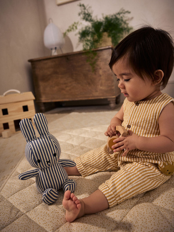 Yellow Stripe Baby Woven 100% Cotton Romper (0mths-2yrs)