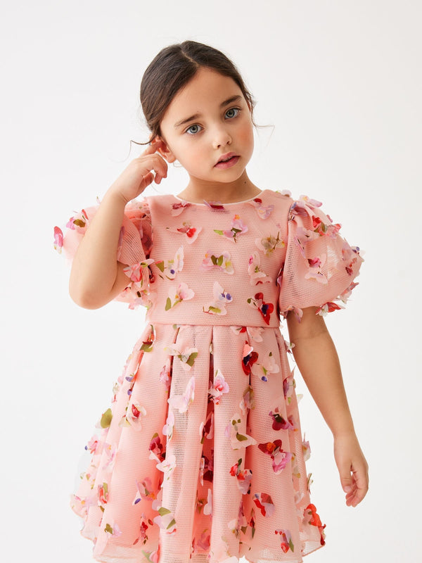 Baker by Ted Baker Pink 3D Butterfly Dress