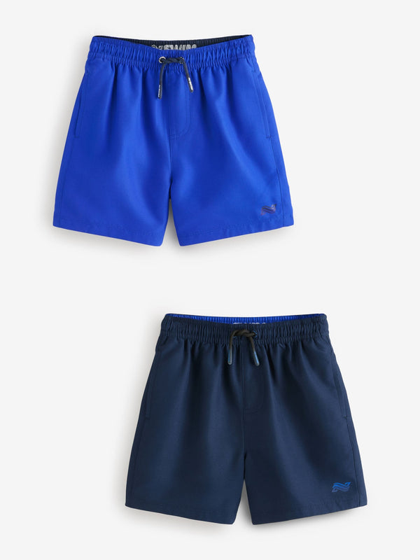 Cobalt Blue and Navy Swim Shorts 2 Pack (1.5-16yrs)