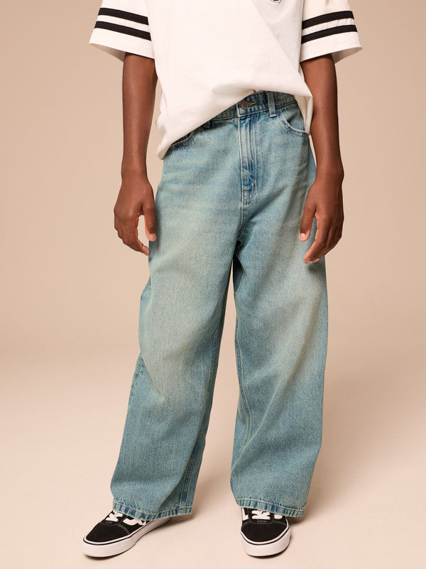 Blue Tint Super-wide Fit Authentic Jeans (3-16yrs)