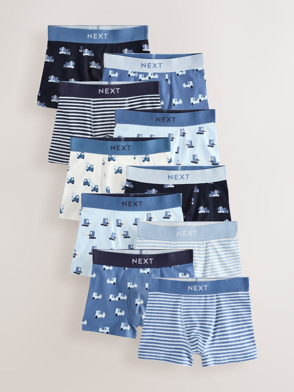 Blue Mini Vehicle Trunks 10 Pack (1.5-16yrs)