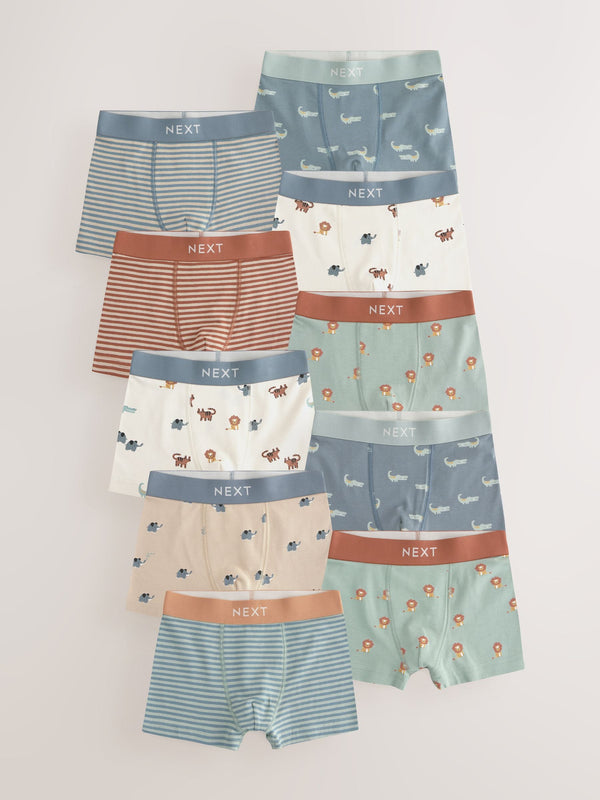 Mini Safari Print Trunks 10 Pack (1.5-16yrs)