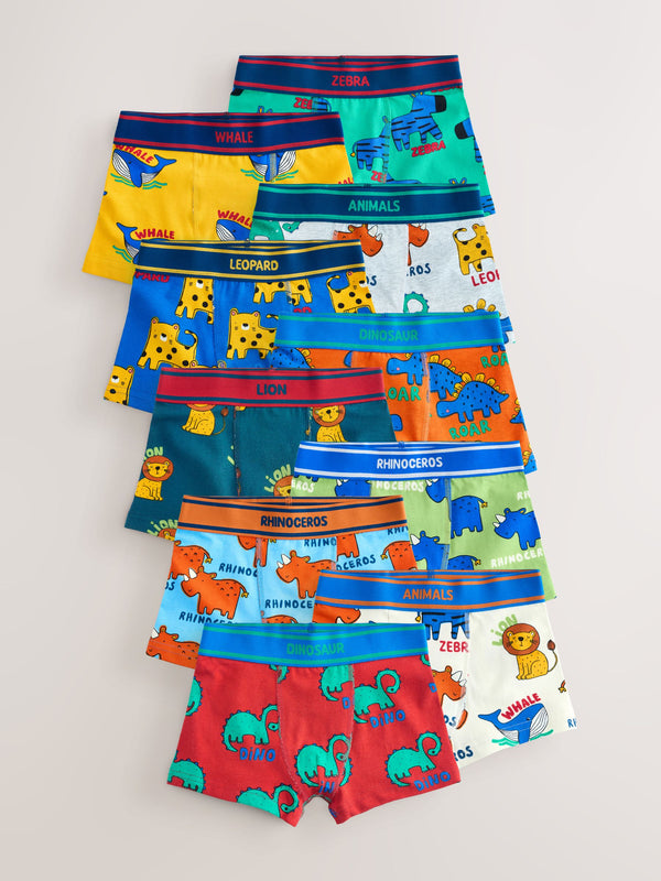 Primary Animals Trunks 10 Pack (1.5-16yrs)