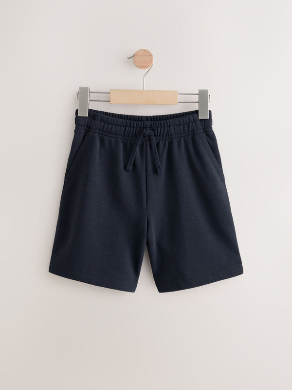 Blue Dark Navy Sporty Fit Basic Shorts (3-16yrs)
