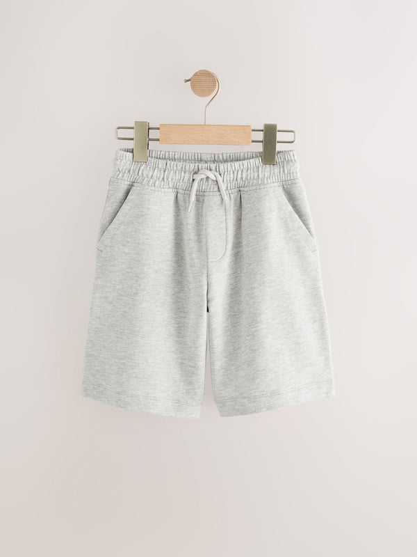 Grey Marl Loose Fit Basic Shorts (3-16yrs)