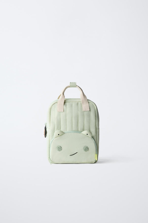 Zara green frog Backbag