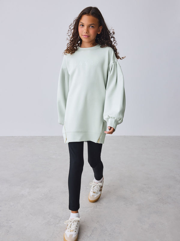 Baker by Ted Baker 2 Piece Premium Longline Zip Top & Leggings Set