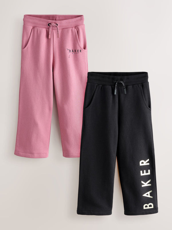 Baker by Ted Baker Pink/Black Joggers 2 Pack