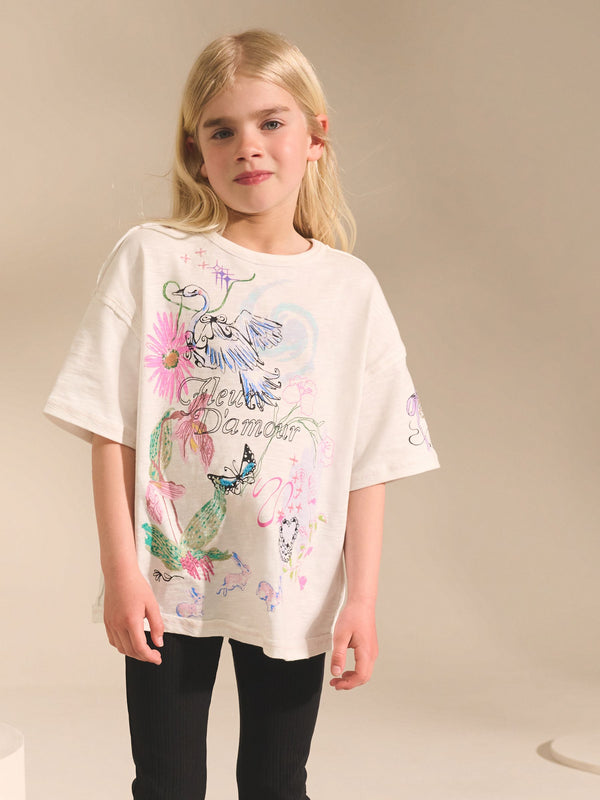 White Swan Short Sleeve T-Shirt (3-16yrs)