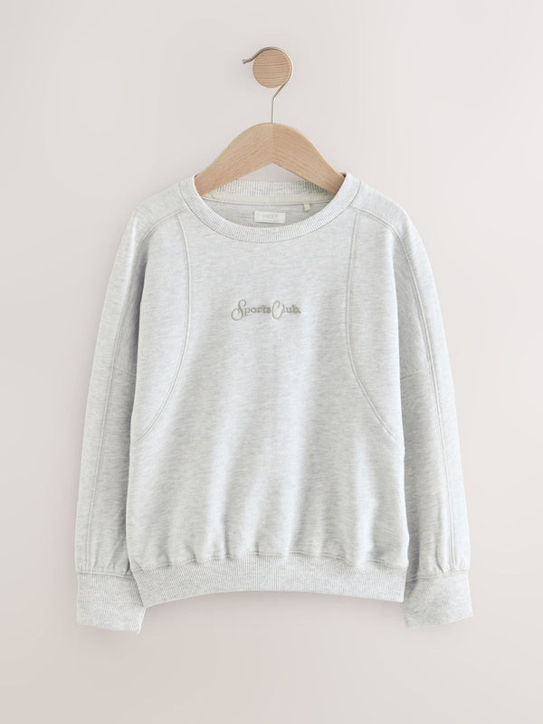 Grey Sports Club Sweatshirt (3-16yrs)