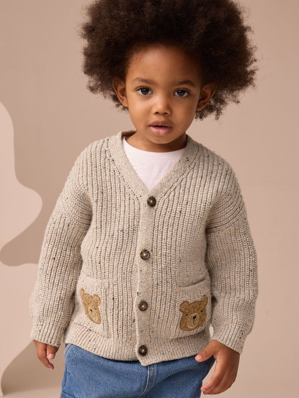 Neutral Bears Character Cardigan (3mths-7yrs)