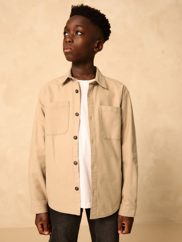 Stone Brushed Overshirt (3-16yrs)