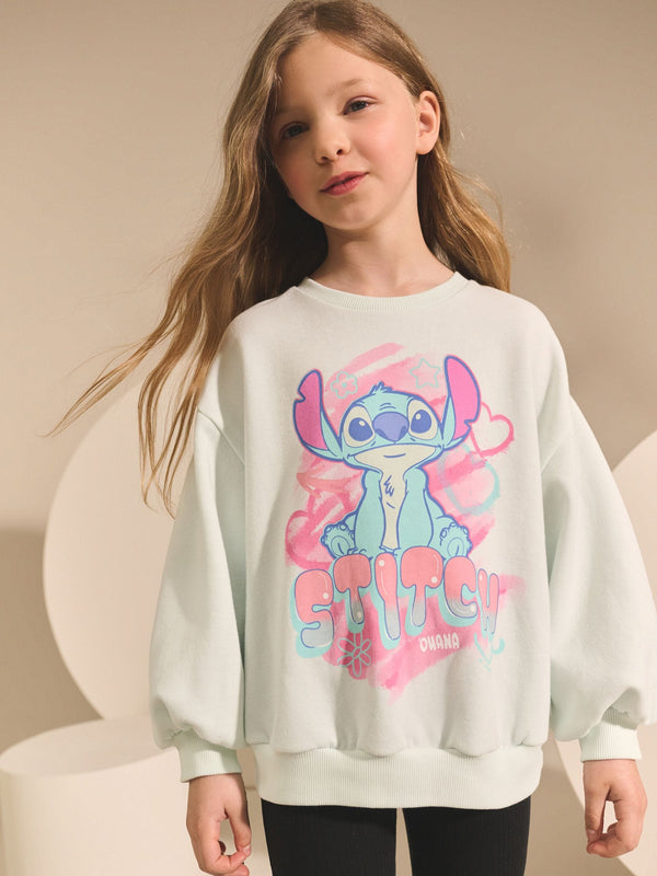 Light Blue Lilo & Stitch Sweatshirt (3-16yrs)