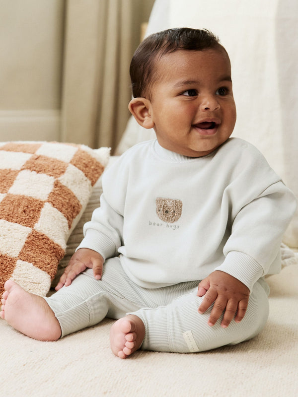 Grey Bear Sweatshirt and Legging Baby Set (0mths-2yrs)