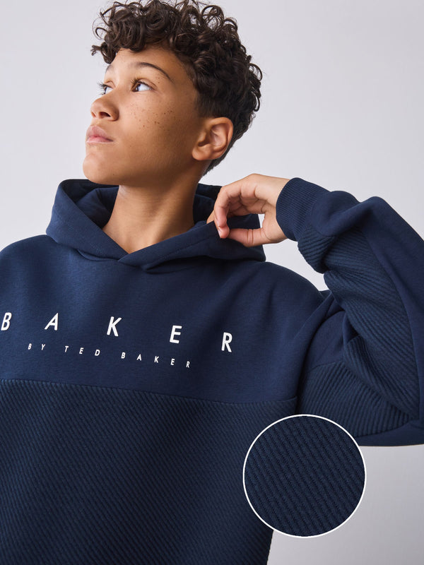 Baker by Ted Baker Oversized Textured Hoodie