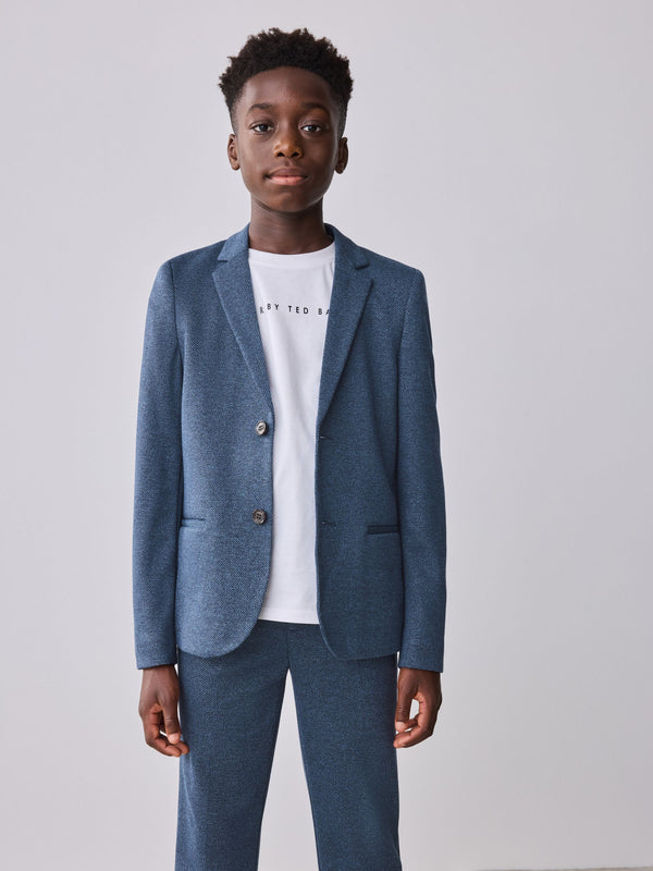 Baker by Ted Baker Blue Jersey Suit Jacket