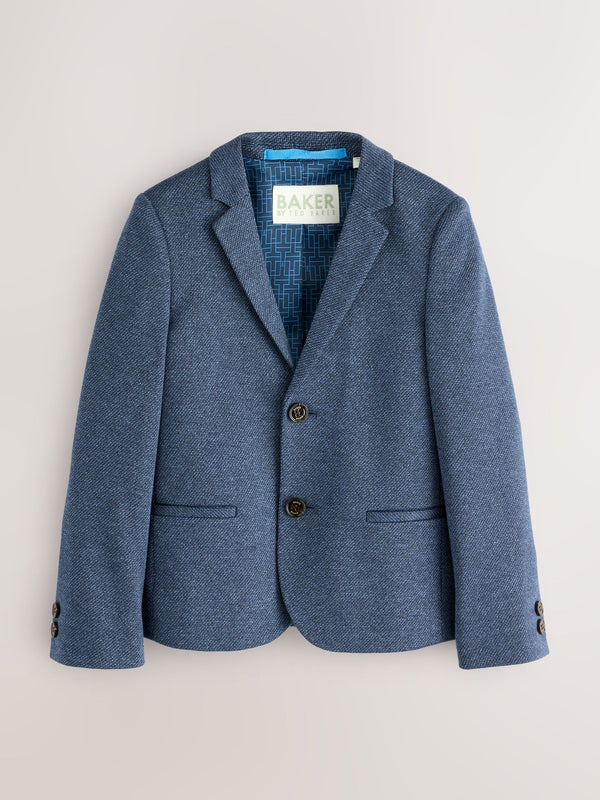 Baker by Ted Baker Blue Jersey Suit Jacket