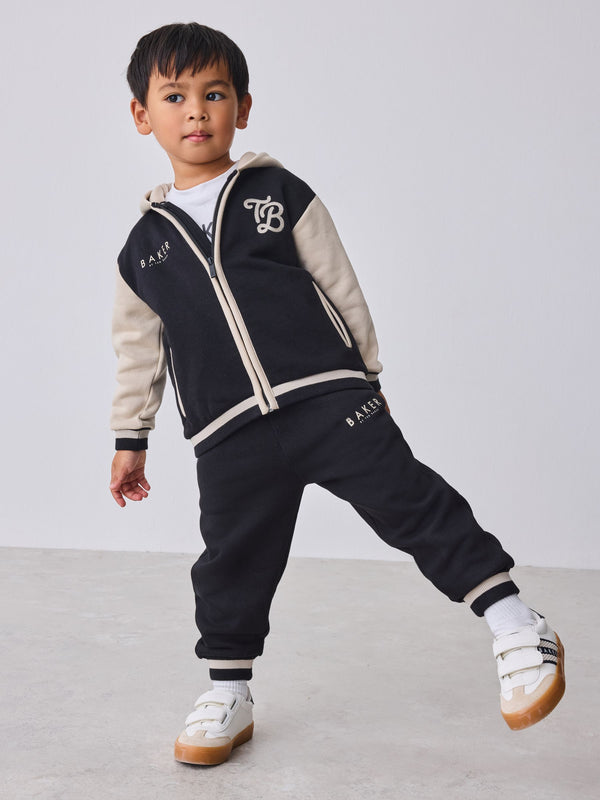 Baker by Ted Baker Varsity 3 Piece Hoodie T-Shirt and Joggers Set