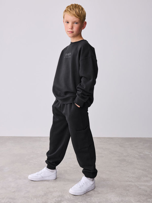 Baker by Ted Baker Oversized Back Graphic Print Sweatshirt and Joggers Set