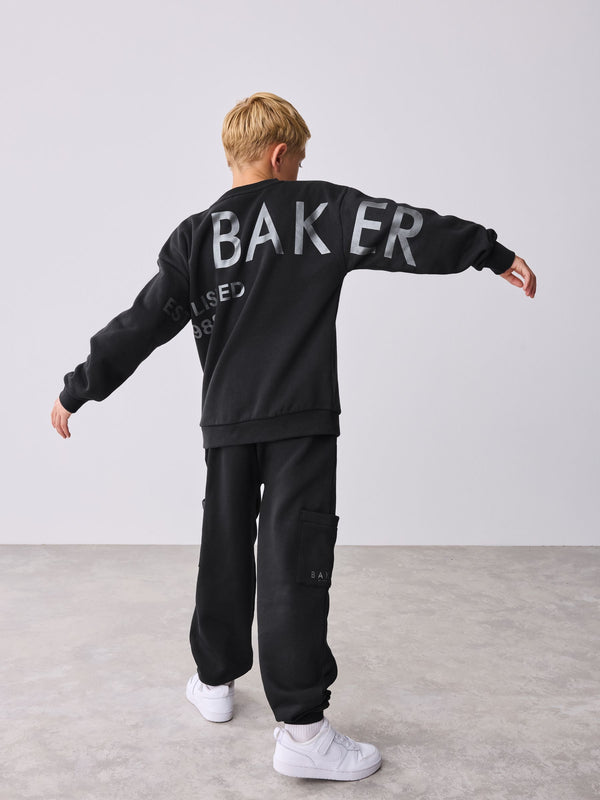 Baker by Ted Baker Oversized Back Graphic Print Sweatshirt and Joggers Set