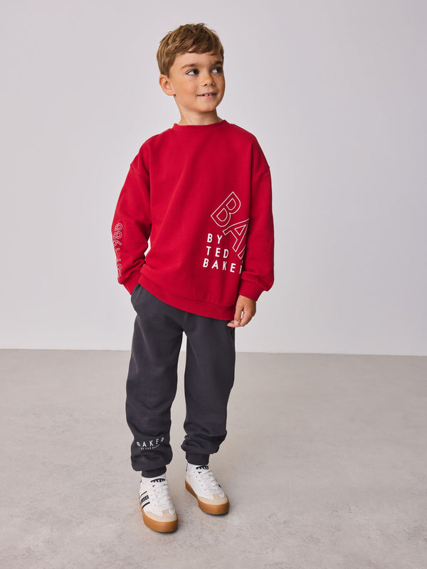 Baker by Ted Baker Oversized Graphic Sweatshirt and Joggers Set