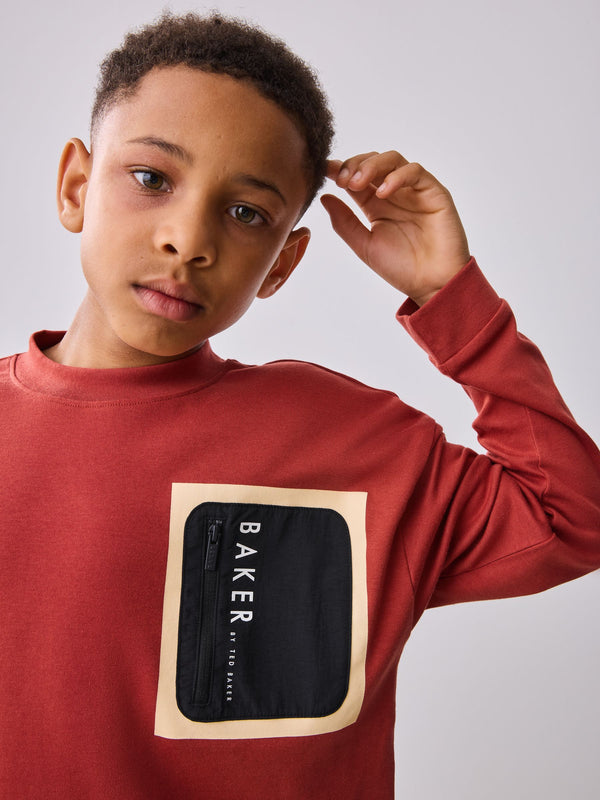 Baker by Ted Baker Long Sleeve Heavyweight T-Shirt