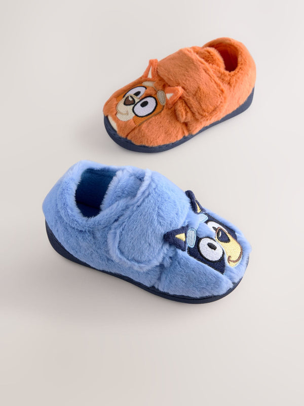 Blue/Orange Bluey Cupsole Slippers
