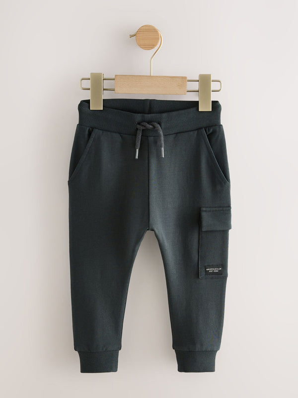 Charcoal Grey Skinny Utility Joggers (3mths-7yrs)