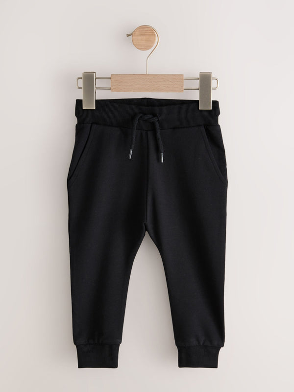 Black Classic Jersey Joggers (3mths-7yrs)