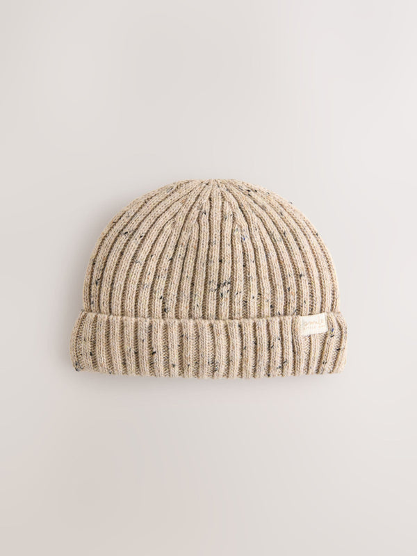 Neutral Baby Knitted Beanie Hat (0mths-2yrs)