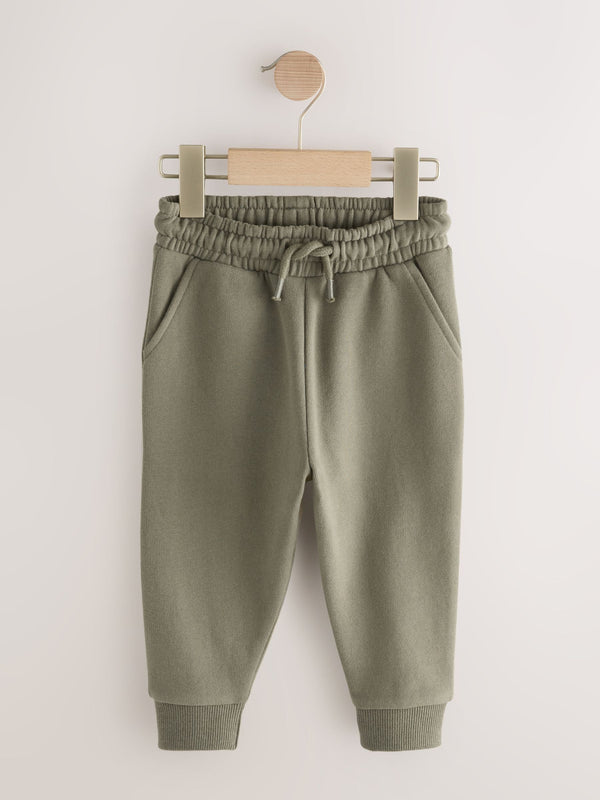 Khaki Green Slim Fit Soft Touch Jersey Joggers (3mths-7yrs)