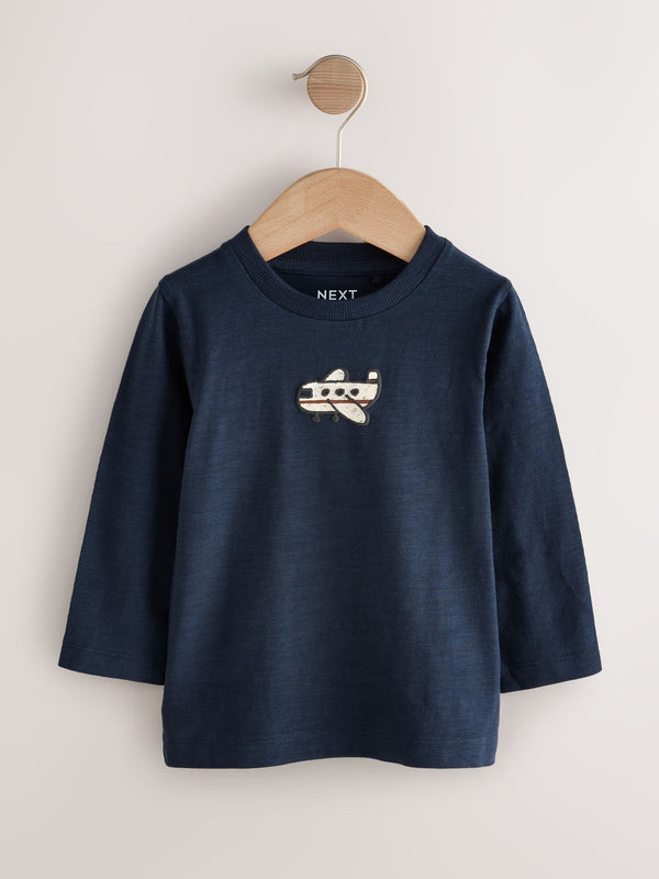Multi Transport Long Sleeve T-Shirts 5 Pack (3mths-7yrs)
