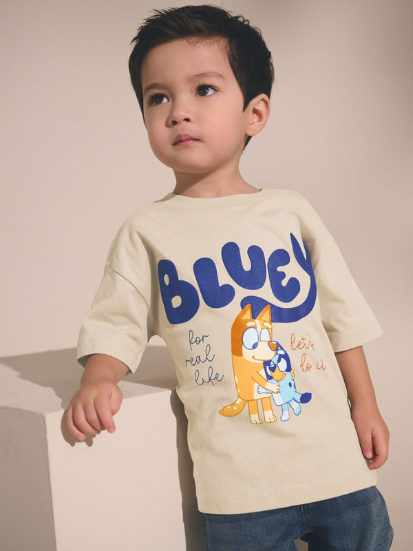 Neutral Bluey Short Sleeve T-Shirt (3mths-7yrs)